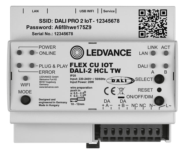 LEDVANCE Steuergerät 20W IP20 FLEX CONTROL UNIT IOT DALI-2 HCL TW