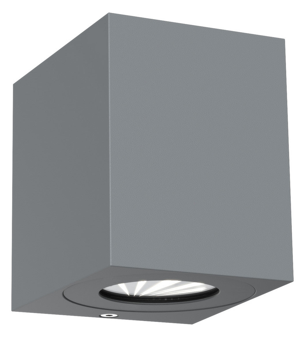 NORDLUX LED-Wandanbauleuchte 12W 3000K Canto Kubi 2 49711010 A+ 500lm gr Konv