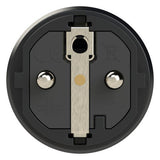 PC ELECTRIC Schutzkontaktstecker 16A 230V Gummi IP54 ger sw 0522-sb