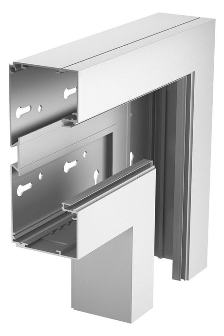 REHAU Flachwinkel GEB-K UT 70x170mm Alu SIGNA STYLE BRA FWF70170 EL natur hfr