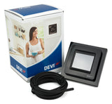 DEVI Raumthermostat 230V 16A IP21 DEVIreg Touch m.Display Sensor extern
