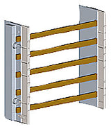 SIEMENS ALPHA ZS,Nachruestsatz-Sa 1-feldrig,12x5mm,5-p. 8GS4010-8
