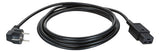 BACHMANN Netzanschlussleitung 2m 16A sw 352.174 3x1,5qmm IP20 0-70°C PVC