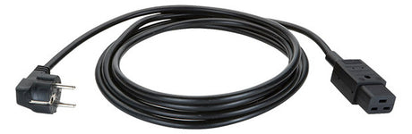 BACHMANN Netzanschlussleitung 2m 16A sw 352.174 3x1,5qmm IP20 0-70°C PVC