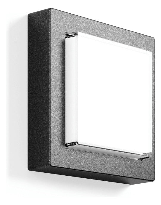 RZB LED-Glasleuchte 12W 3000K 700lm anth CaderoQuadra 581637.0031