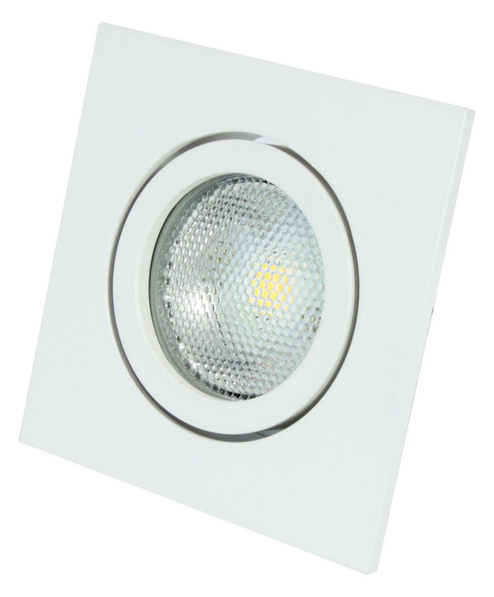 MEGATRON LED-Einbaustrahler 50W 1LED ws DECOCLIC MT75210 GU10 ws mt Alu IP20