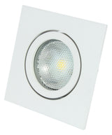 MEGATRON LED-Einbaustrahler 50W 1LED ws DECOCLIC MT75210 GU10 ws mt Alu IP20