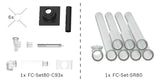 Bosch Abgas-Standardpaket BOPA FC01 Schacht starr, 80/125, 10m, RLU | 7739617749