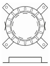 WALRAVEN Brandschutzmanschette Pacifyre AWM II für br. Rohr / ged. MSV 50 mm