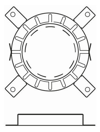 WALRAVEN Brandschutzmanschette Pacifyre AWM II für br. Rohr / ged. MSV 50 mm
