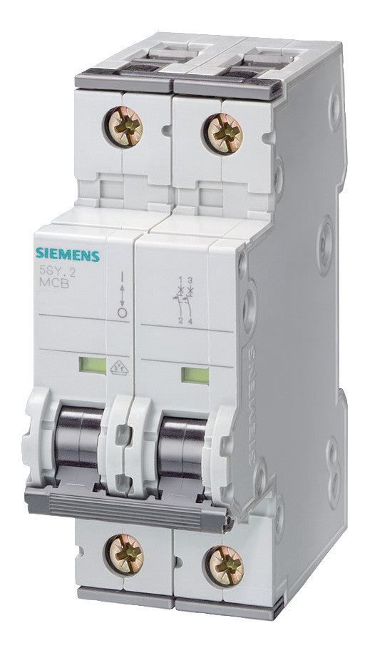 SIEMENS Leitungsschutzschalter UC C 20A 5SY8220-7 2p 400V 2TE 50Hz IP20