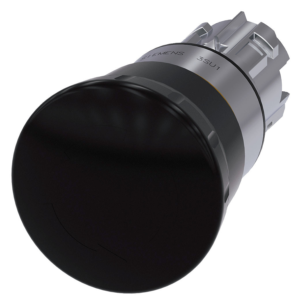 SIEMENS Drucktaster 1f sw rnd  22mm 1S 3SU1050-1HB10-0AA0 40x40mm IP66