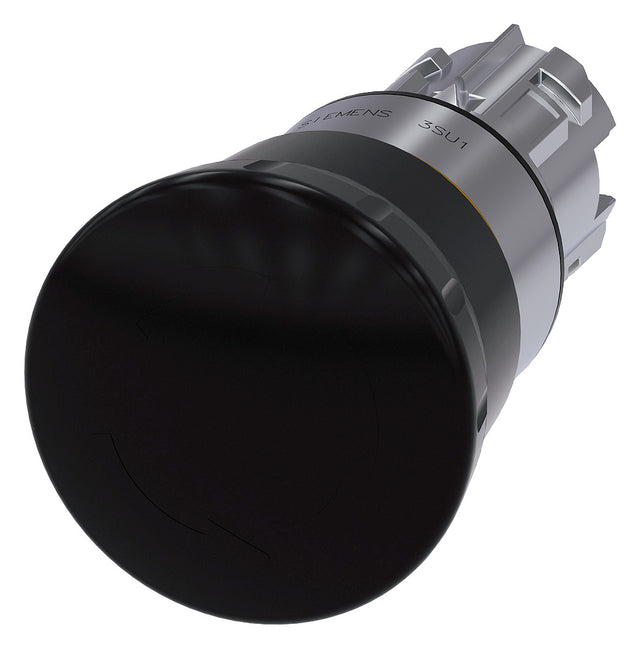 SIEMENS Drucktaster 1f sw rnd  22mm 1S 3SU1050-1HB10-0AA0 40x40mm IP66