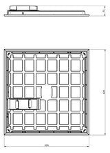 PHILIPS-LICHT LED-Panel 625x625mm 26W ws CoreLine RC133V G6 36S/840 PSED W62L62 O