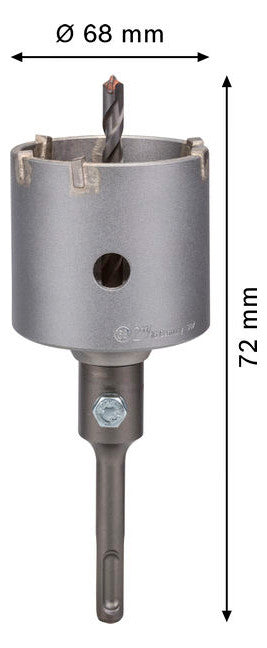 BOSCH-EW SDS-Bohrkrone Hartmetall  8mm 2608550064  68x60mm m.Zentrierbohrer