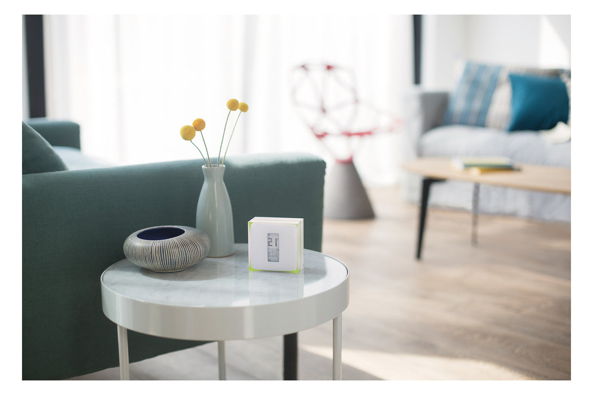 LEGRAND Raumtemperaturregler AP ws mt NETATMO OTH-PRO Basiselem VorOrt_Bedien