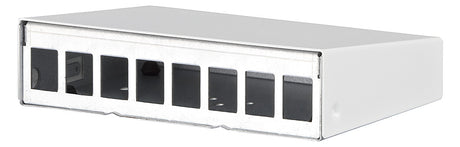 METZ CONNECT Modulträger Wandmont 8Ports 130861-0802KE RAL9010 43,63x163,3x110mm