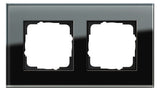 GIRA Rahmen 2f sw glas Esprit 021205