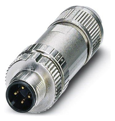 PHOENIX Rundsteckverbinder Stift 4A SACC-M12MS-4PL SH 0,14-0,75qmm Federzug