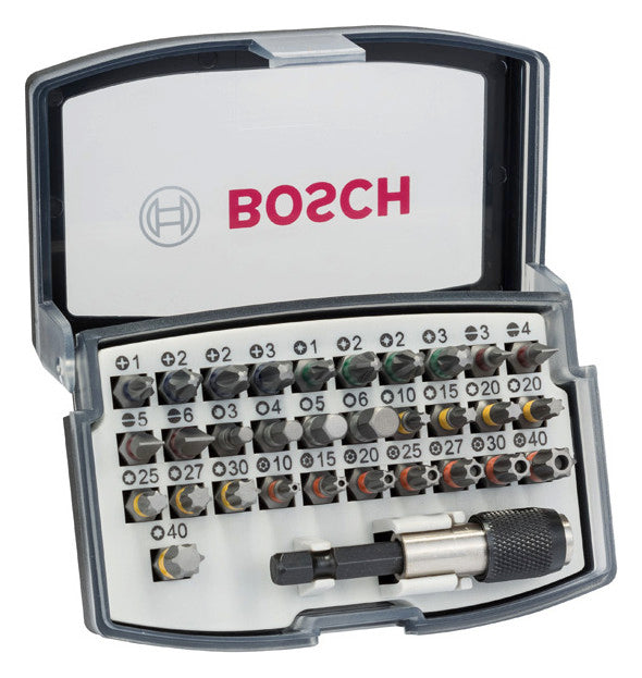 BOSCH-EW Bit-Set 32St Magnethalter 3xPH 2607017319 4xPZ 8xTX 4xSchlitz
