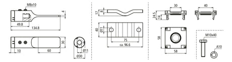 DEHN SE Anschlussset V2A PAS EX R