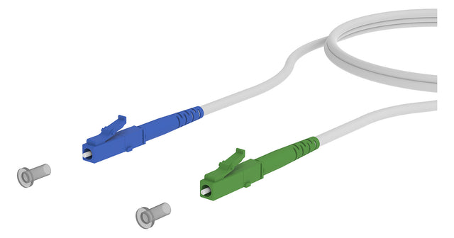 METZ CONNECT LWL-Patchkabel LC SM OS2 1m 151P7JOJA10E ws