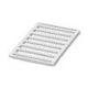 PHOENIX Klemmenmarkierung ws RM=4mm UC1-TMF 4 unbedr horiz