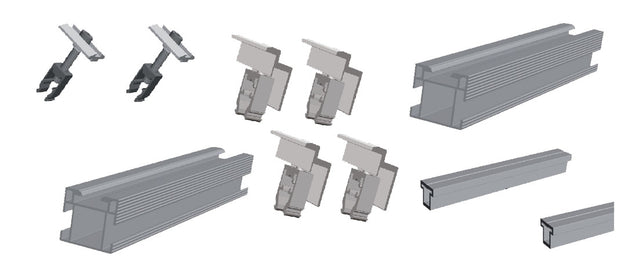 Sonnenkraft SK-AluFix 0 für 10x PV - silber | 4227