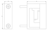 SIEMENS Sammelschienenträger 1p 630A 8GK9710-0KK00 60mm