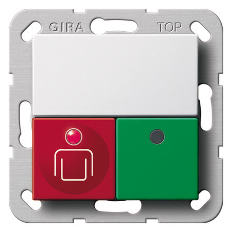 GIRA Klinik Anwesenheitstaster rws glz System 55 290203 Einz.Ruf
