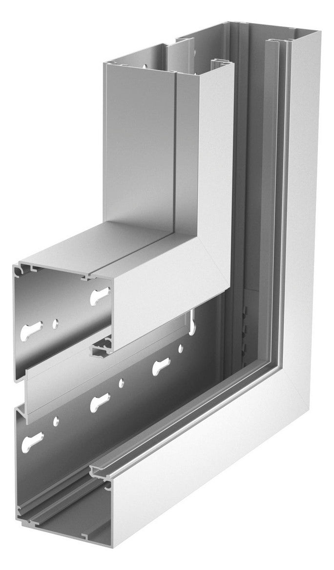 REHAU Flachwinkel GEB-K UT 70x170mm Alu SIGNA STYLE BRA FWS70170 EL natur hfr