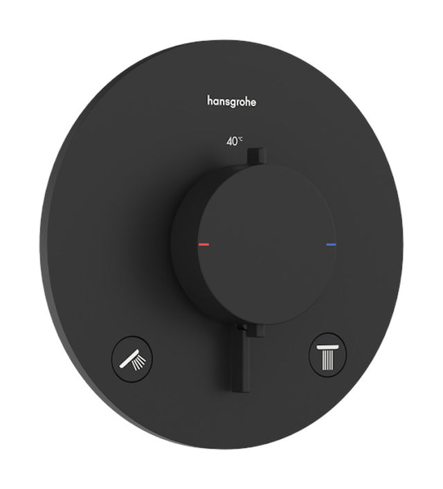 hansgrohe Ecostat Comfort S, Thermostat Unterputz für 2 Verbraucher, 33715670