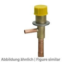 Automatisches Expansionsventil AEL 0,5 mit Bypass, 1 - 7 bar, löt 6x10mm