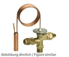 Ventilkörper Honeywell TMV, R134a,o.MOP Bördel, Adsorberfüllung -30/+15