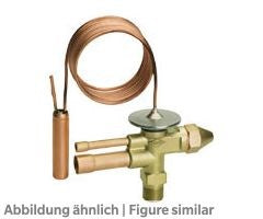 Ventilkörper Honeyw. TMVXBL,R134a,o.MOP Bördel/Löt, Adsorberfüllung -30/+15