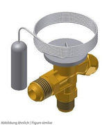 Exp.-Ventil Danfoss T2 R1234yf, intern o.MOP, Bereich N -40/+10 Grad, bördel