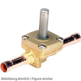 Magnetventil Danfoss EVR 15 NC Löt 16mm 5/8", ohne Spule, max. 45bar