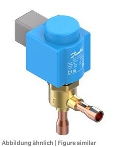 Magnetventil Danfoss EVT 1.2 ohne Spule PS 140bar, Kupfer-Lötanschlüsse 3/8