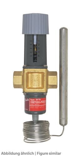 Kühlwasserregler Danfoss AVTA 10 +10/+80 G3/8", Kapillarrohr 2,3m
