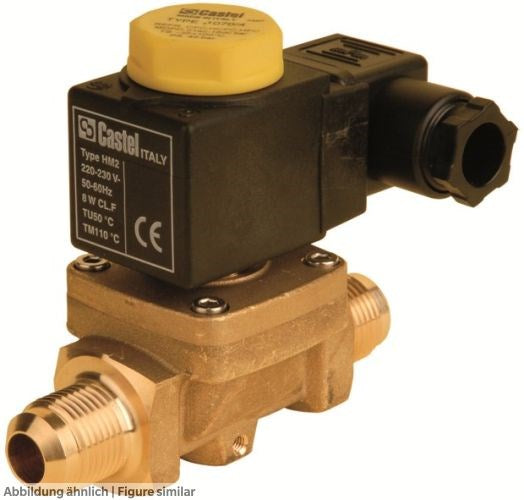 Magnetventil Castel 1064/3A6 10mm Bördelmit Spule HM2                          *