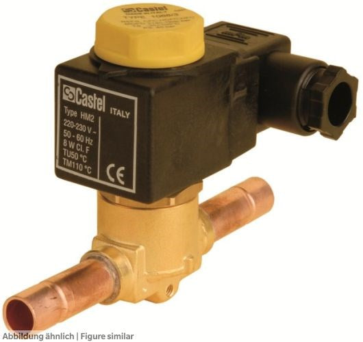 Magnetventil Castel 1168/M10 10mm Löt ohne Spule HM3