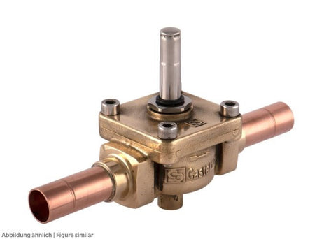 Magnetventil Castel 1098/7S ohne Spule Löt 22mm, 7/8"