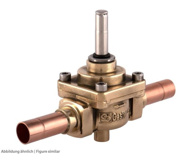 Magnetventil Castel 1058/6S ohne Spule Löt 19mm, 3/4"