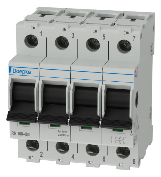 DOEPKE Lasttrennschalter 100A 4p IP20 RH 100-400 Einb