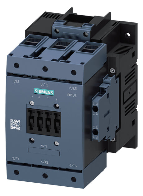 SIEMENS Leistungsschütz 55kW 3S 115A REG 3RT1054-1AP36 220-240VUC 2S+2Ö/Hilf