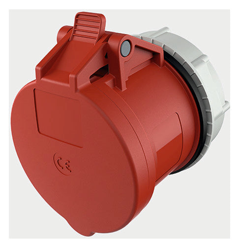 MENNEKES CEE-Anbausteckdose 5p 32A 6h 989 400V/rt IP44 schraubl.Kl ger Kst