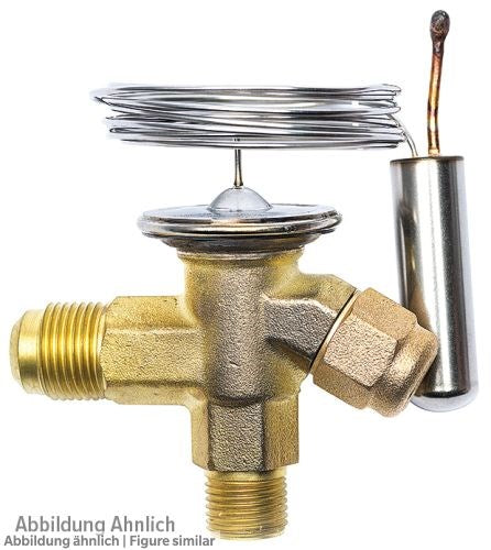 Therm. Exp.-Ventil Sanhua RFKH04-2.9-29AR134a bördel/löt, int. Dr.-Ausgl. oh.MOP