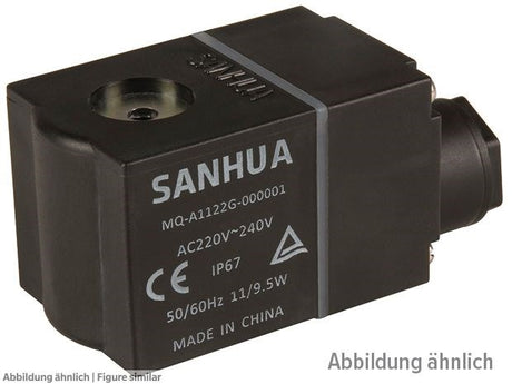 Magnetspule MDF Sanhua MQ-A1122G-000001 230Vac 50/60Hz, 9,5W, mit Klemmdose IP67