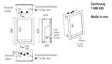 MENNEKES CEE-Kombi Edst si IP43 2Steckd 84374 1x16A5p400V 1x32A5p400V Fl_0,03A
