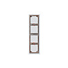 SIEDLE Rahmen-Türstation 4f UP ms Zink MR 611-4/1-0 99,5x399,5x17mm